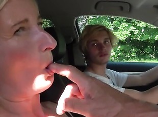 Cougar and Twink get Pulled Over