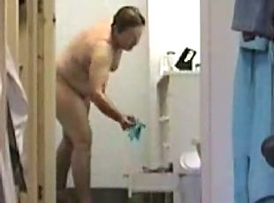 Mature wife shower