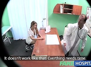 FakeHospital Nurse fucks doctor for pay rise
