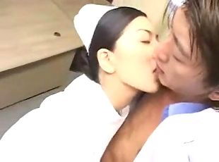 Asian Nurse Babe Fucked By Doctor And Get Body Cumshot