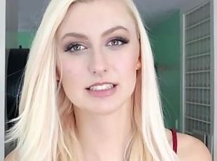 Gorgeous Blonde Alexa is filled with cum